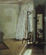 Meckel, Adolf von the balcony room oil painting